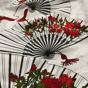 Alfred Shaheen linen hand printed by the artist in Hawaii
Now deceased